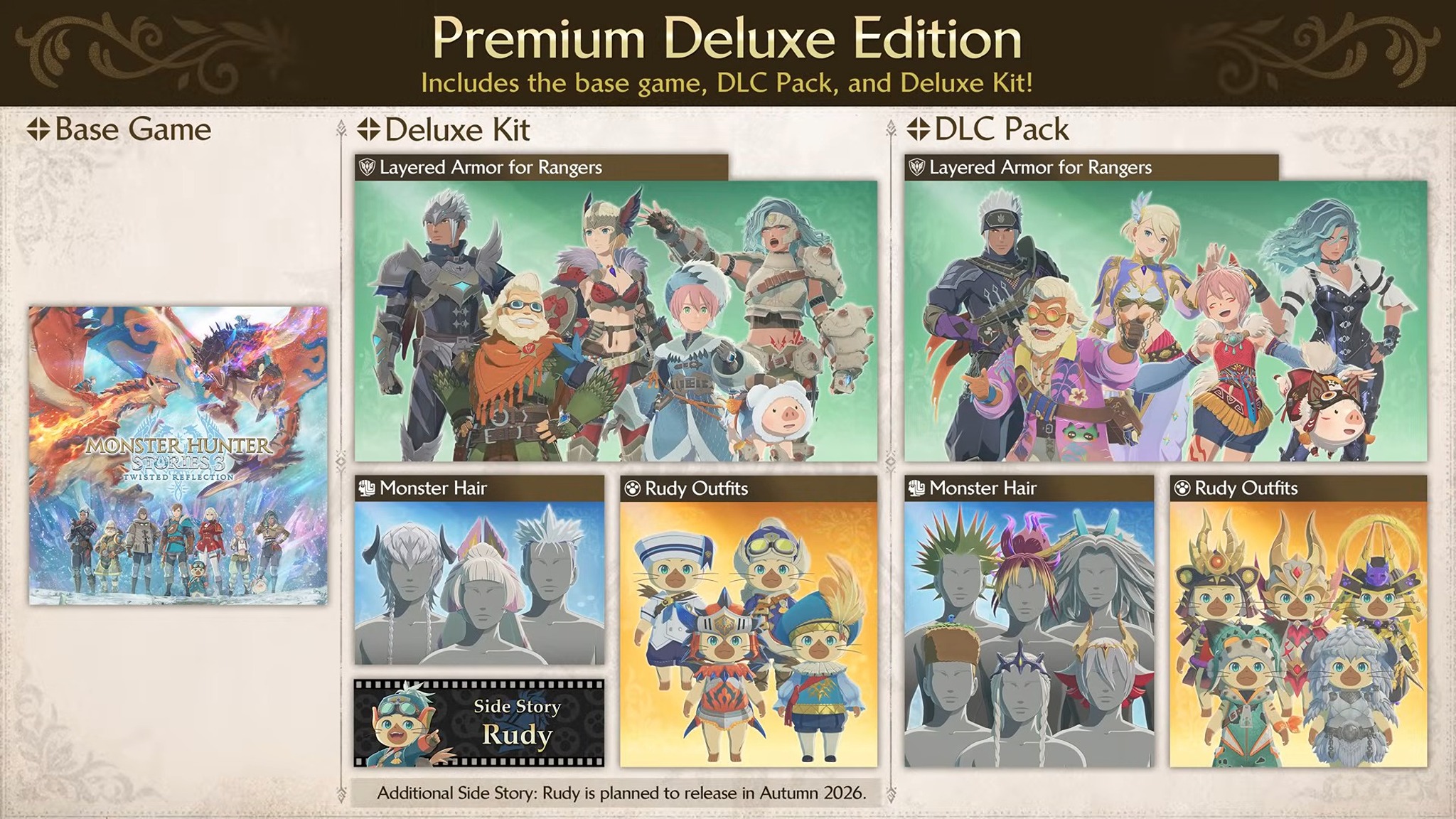 Details for Monster Hunter Stories 3: Twisted Reflection's Premium Deluxe Edition