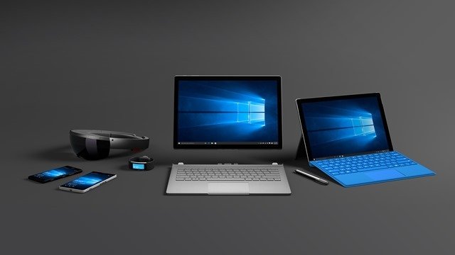 Windows devices including laptops and an AR headset