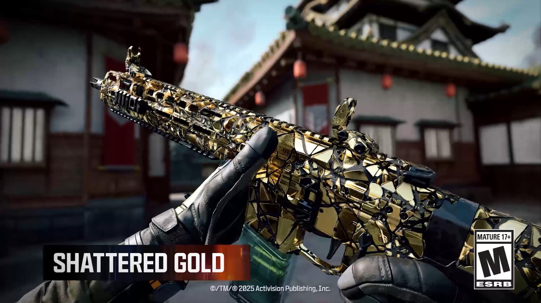 The Shattered Gold Black Ops 7 Multiplayer Mastery Camo