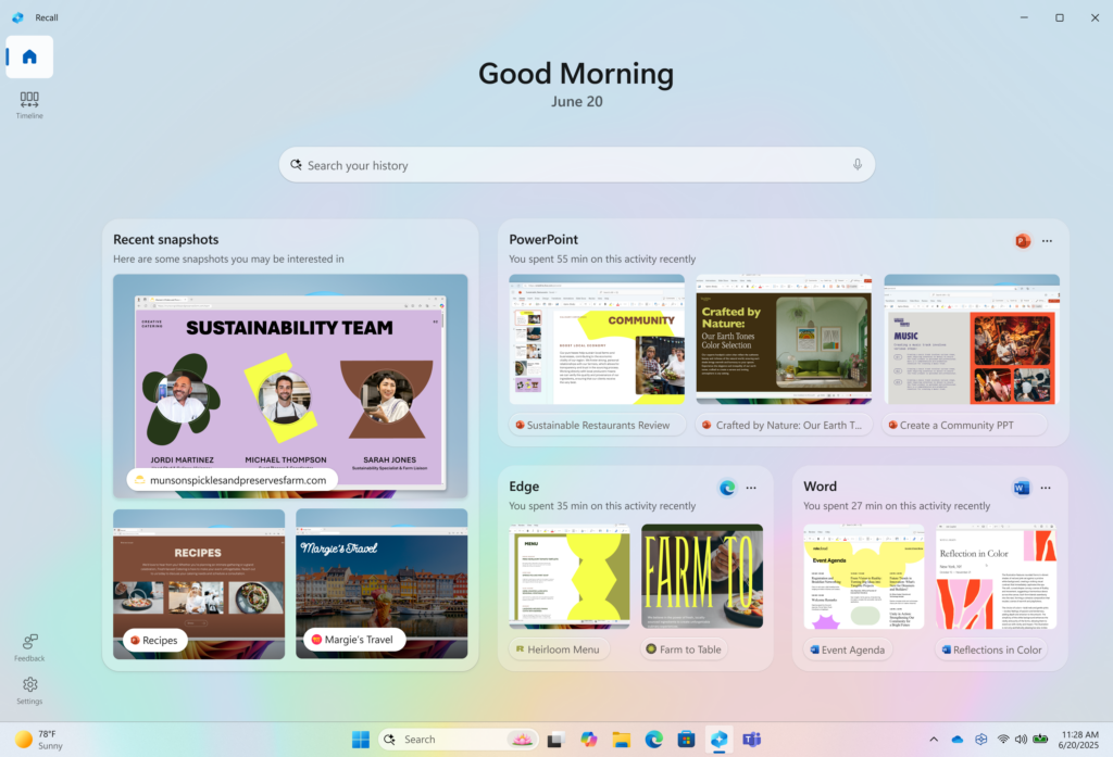 Изображение к статье: Windows 11 Insider Preview Build 26200.5661: Recall прокачали, индикаторы расставили, проблемы пофиксили! - Windows 11 на MSReview.net