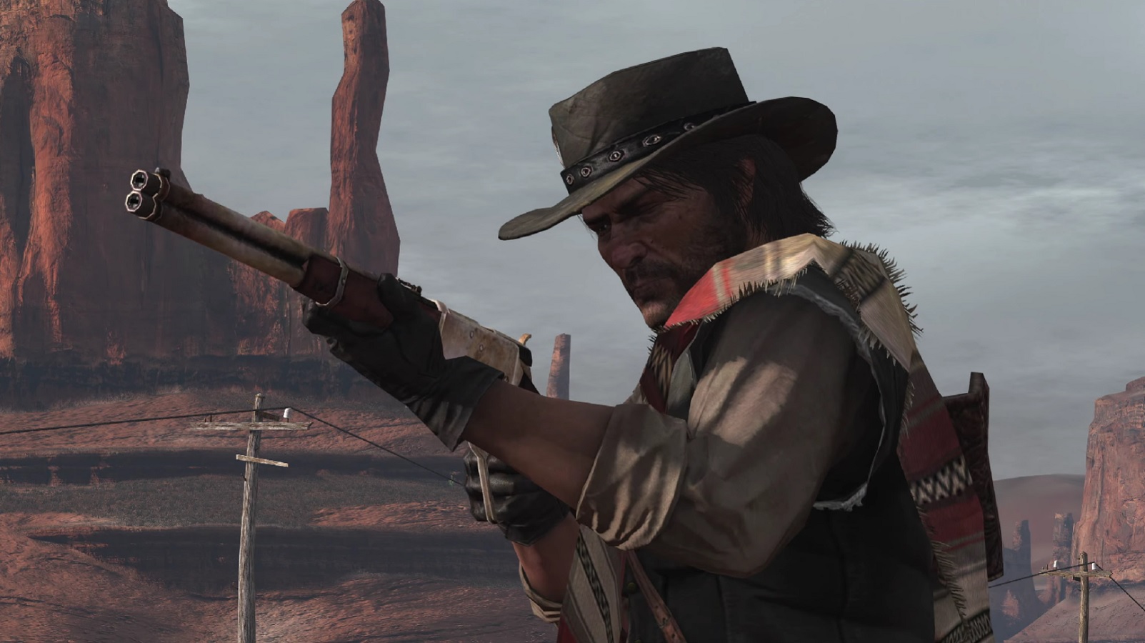 John Marston с винтовкой