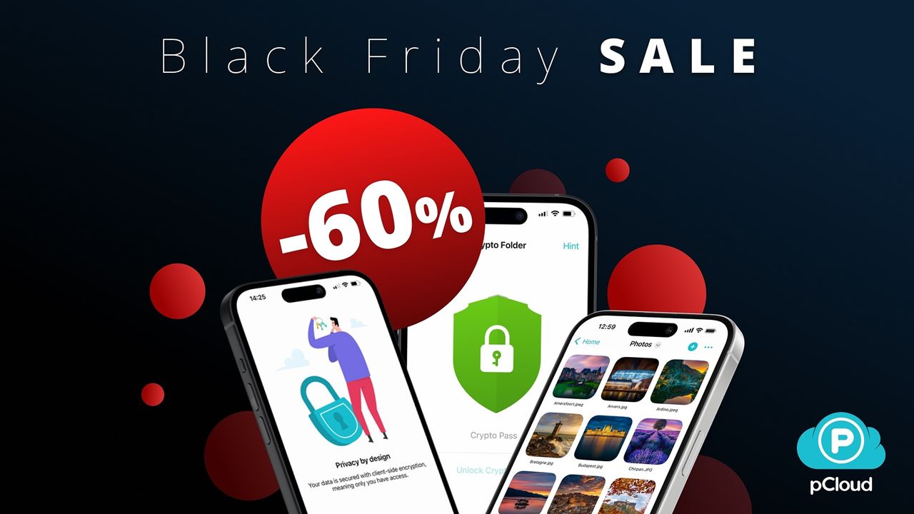 pCloud: Тотальная цифровая безопасность на всю жизнь со скидкой 62%!