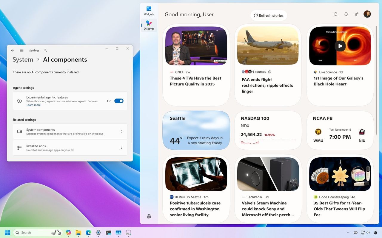 Изображение к статье: Windows 11 26H1: новые виджеты, AI и подготовка к новому железу! - Windows 11 на MSReview.net