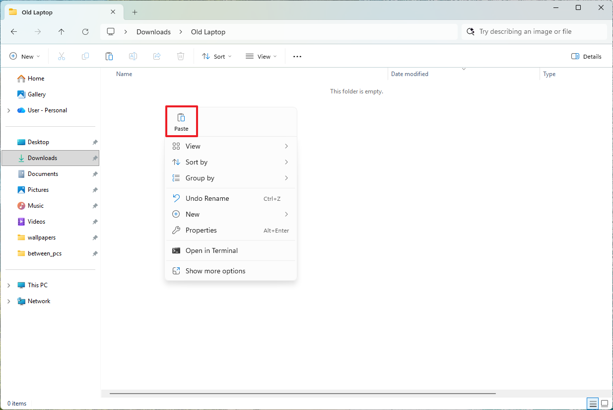 OneDrive upload files