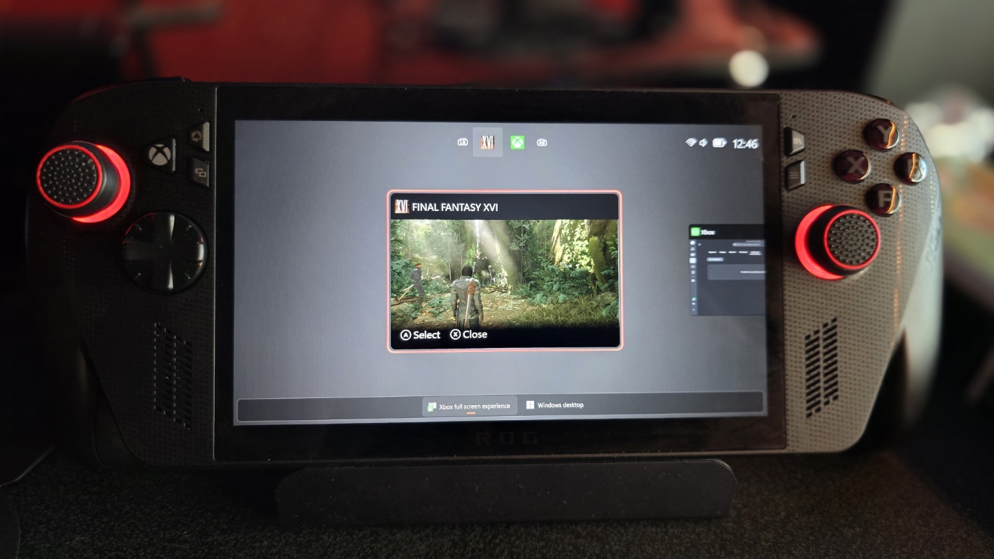 Xbox Full Screen Experience interface
