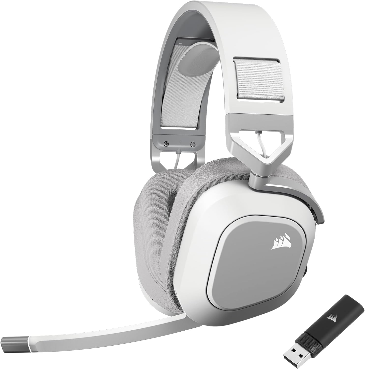 Corsair HS80 Max Wireless Gaming headset, Steel Grey