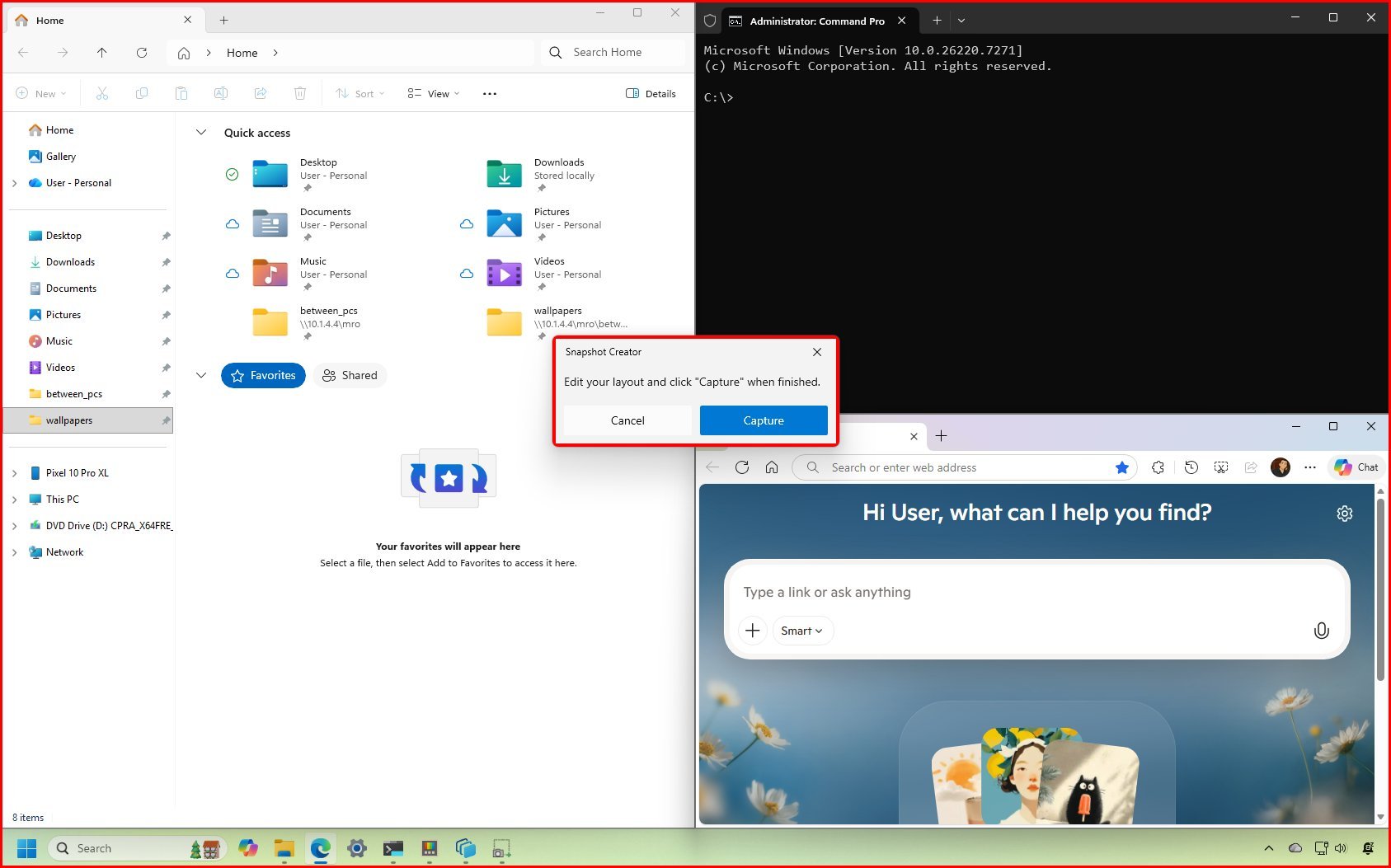 PowerToys Workspace capture