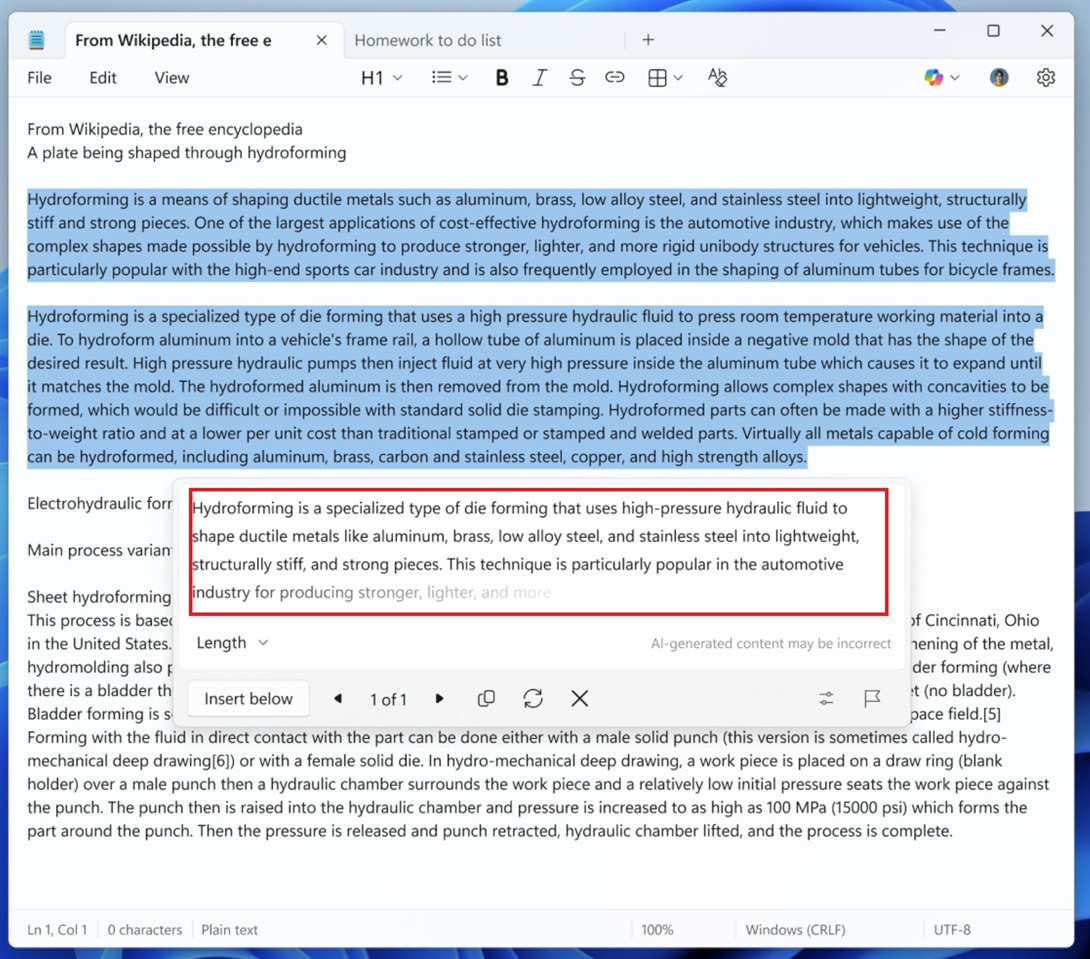 Изображение к статье: Блокнот становится умнее: Microsoft добавил AI-стриминг! - Software на MSReview.net