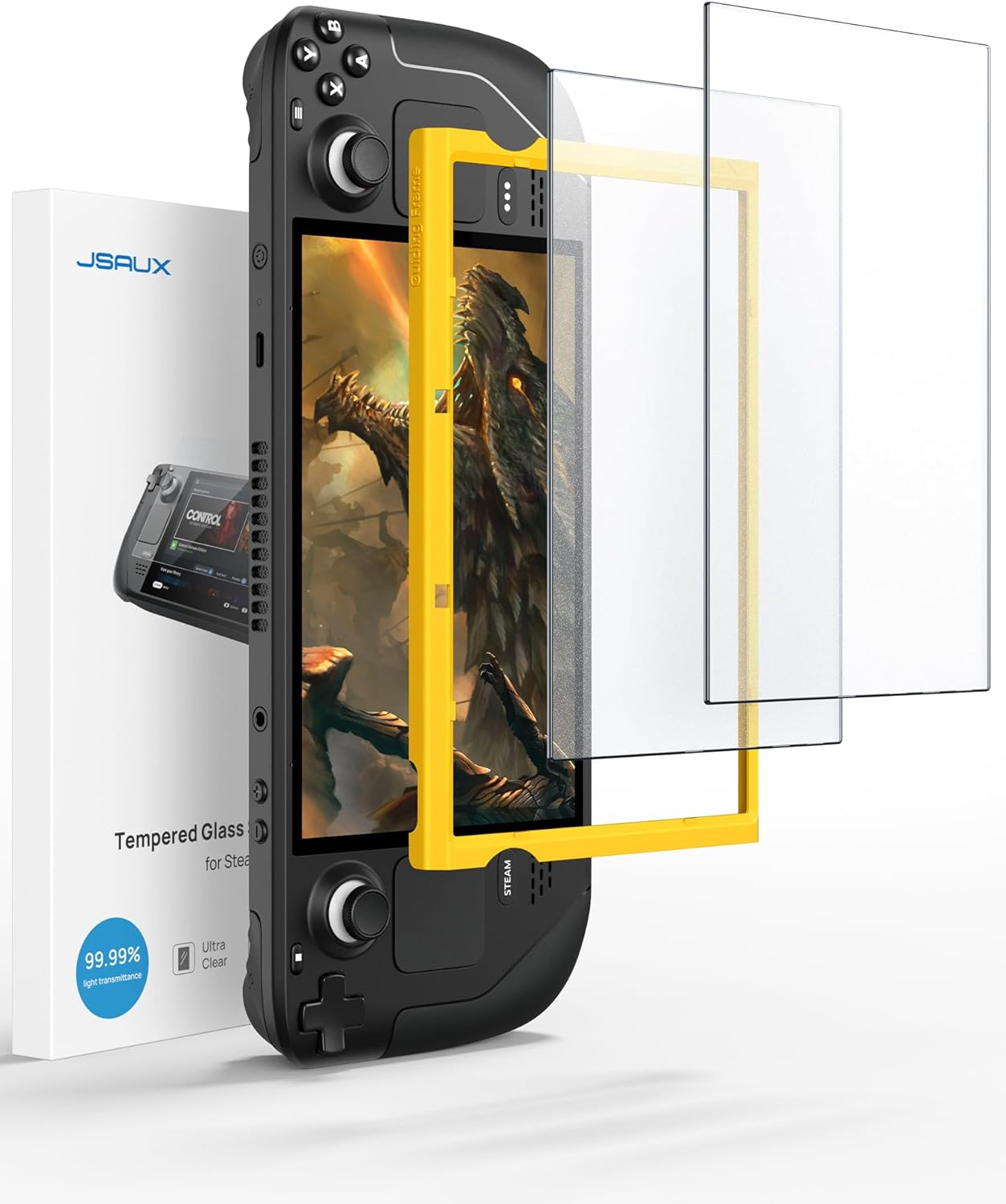 JSAUX Anti-Glare Screen Protector for Steam Deck
