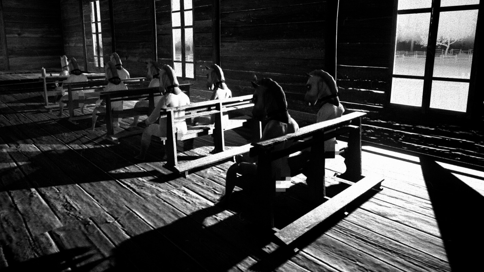 Изображение с лошадьми фермы