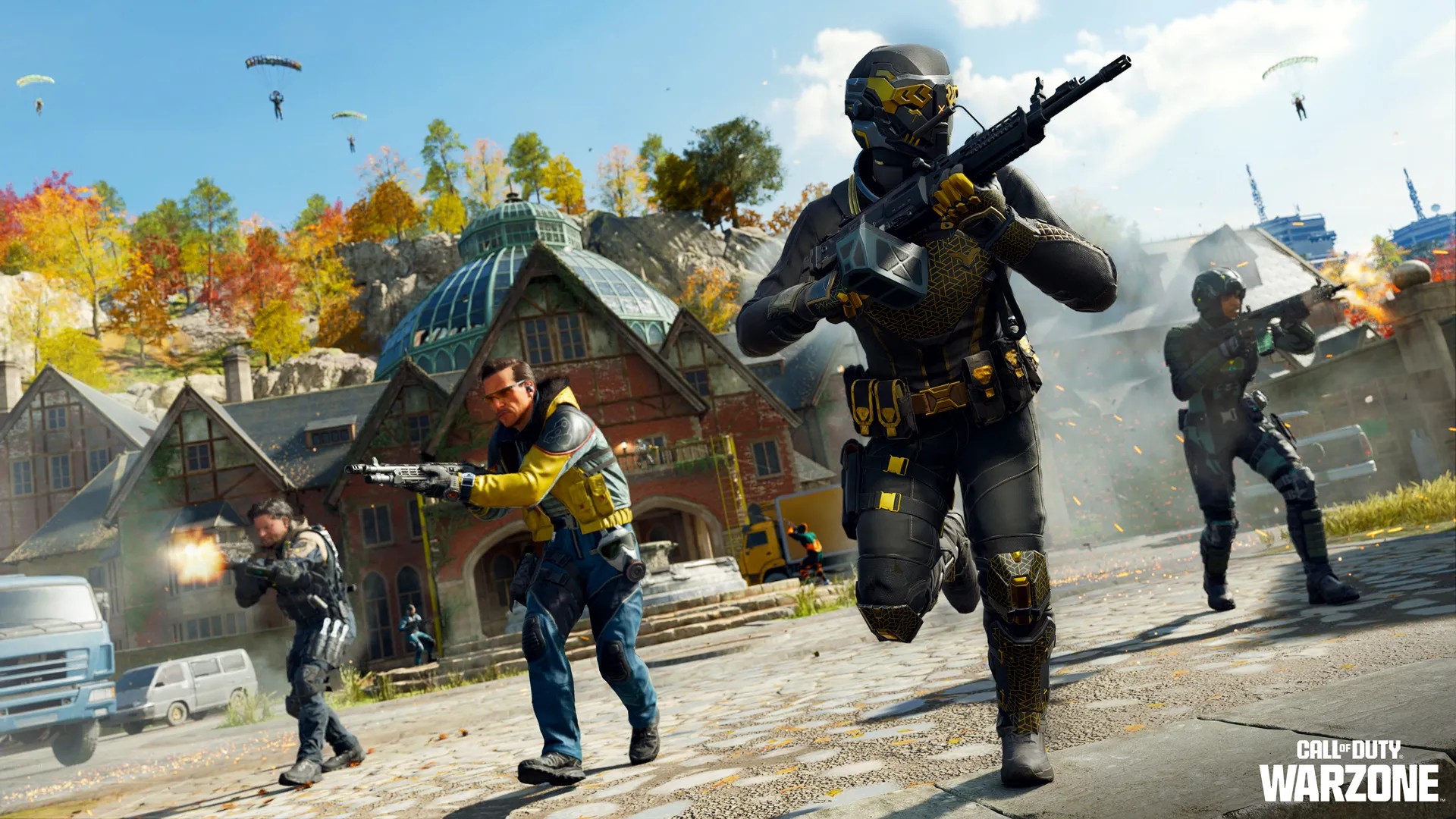 A promotional image for the new Call of Duty: Warzone map, Haven's Hollow