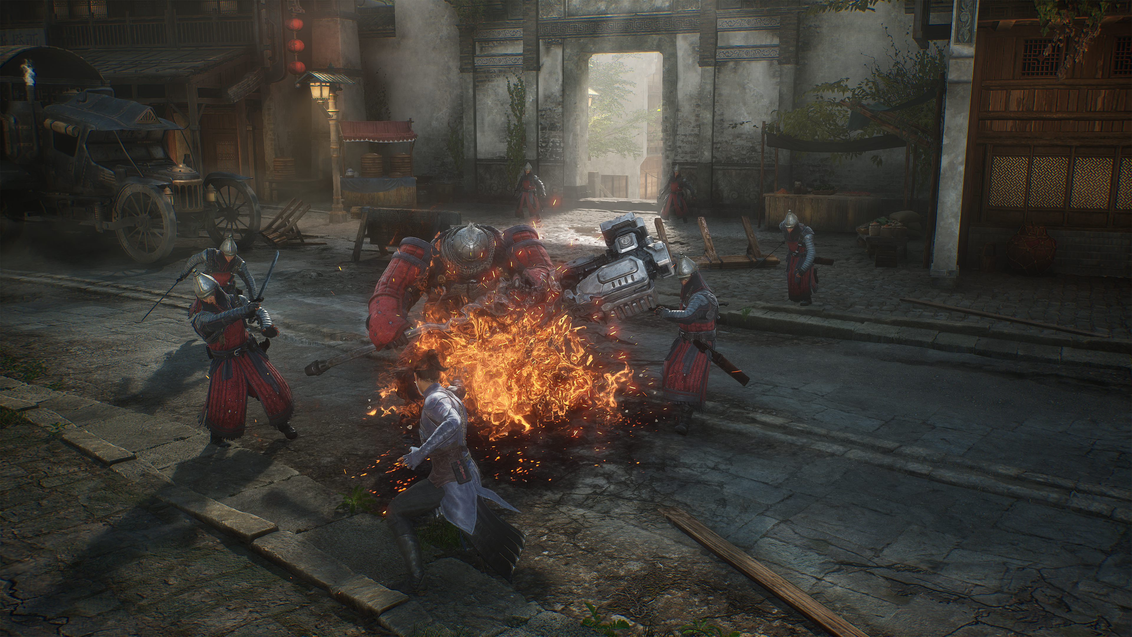 In-game screenshots of The God Slayer