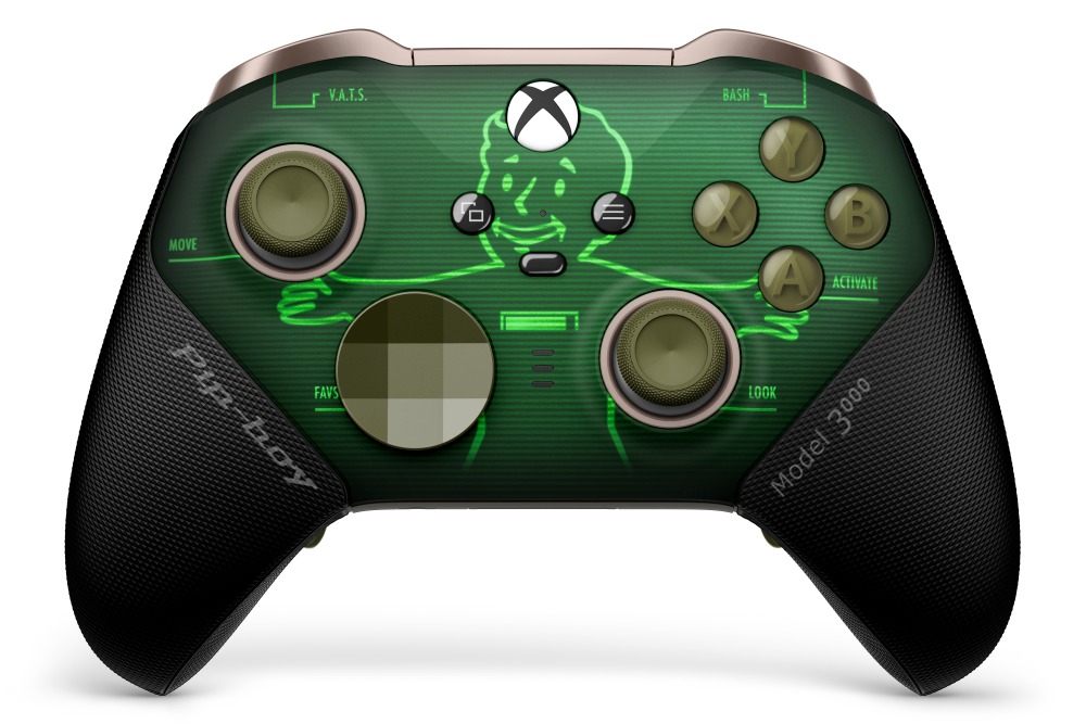 Renders of Xbox Design Lab's Fallout Pip-Boy Xbox Controllers