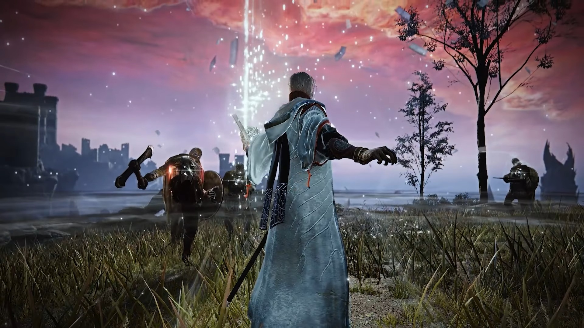 Screenshots taken from the trailer for Elden Ring Nightreign's The Forsaken Hollows DLC.
