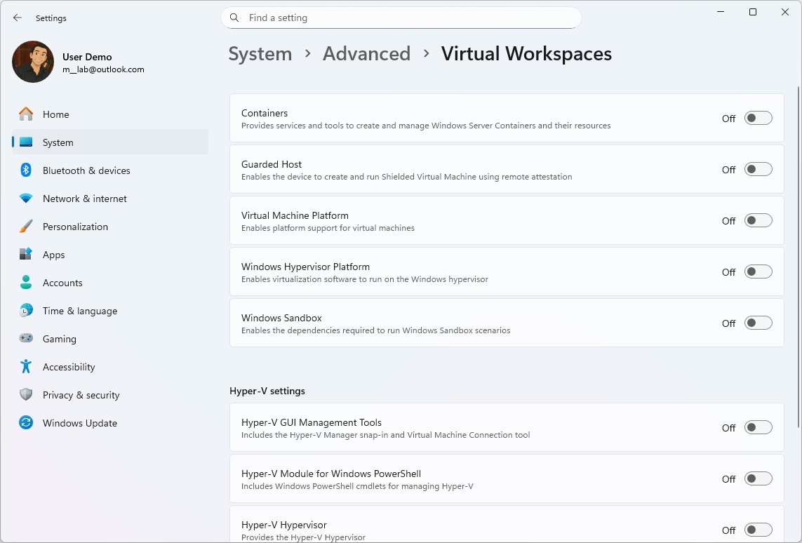 Windows 11 Virtual Workspaces