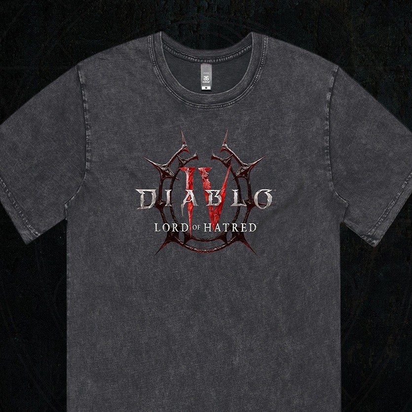 Diablo IV: Lord of Hatred Logo Black T-Shirt