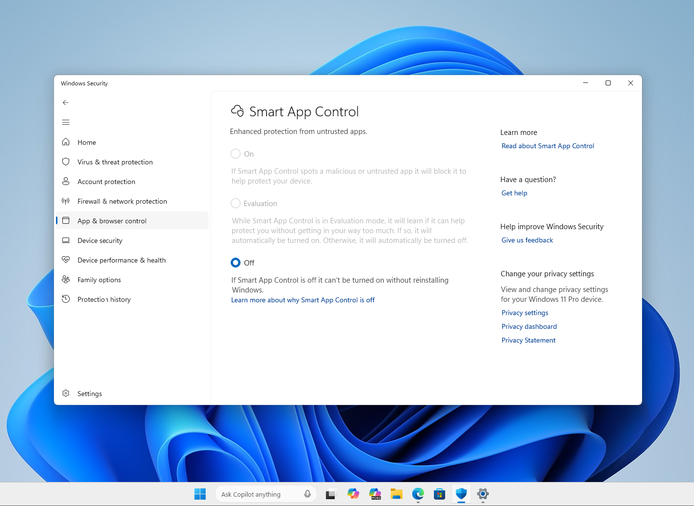 Изображение к статье: Microsoft сделала Smart App Control в Windows 11 наконец-то нормальным! - Windows 11 на MSReview.net