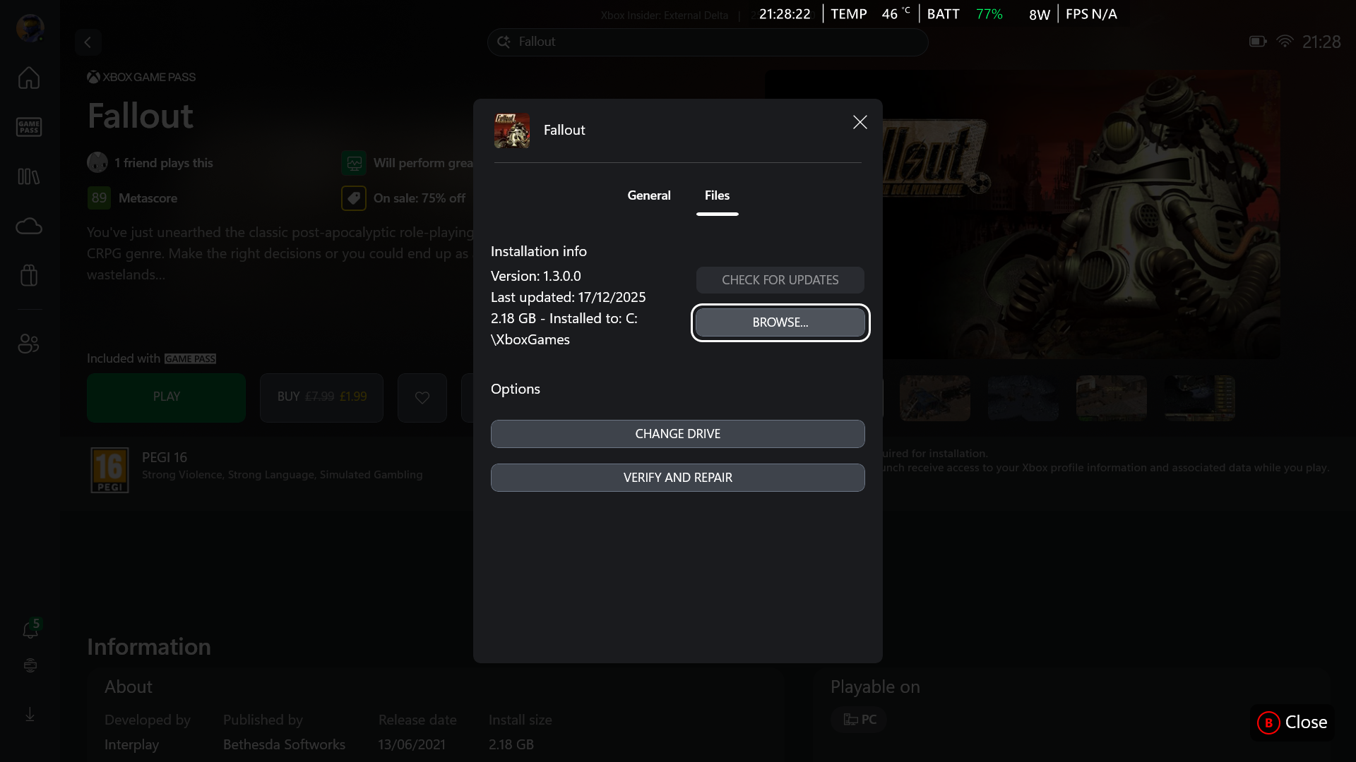 Как получить доступ к файлам игры