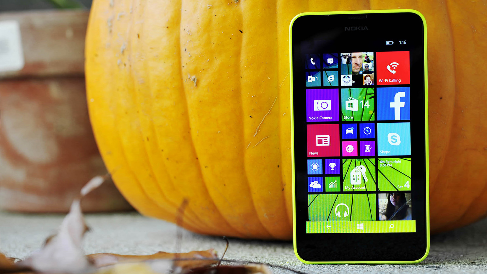Windows Phone с тыквой