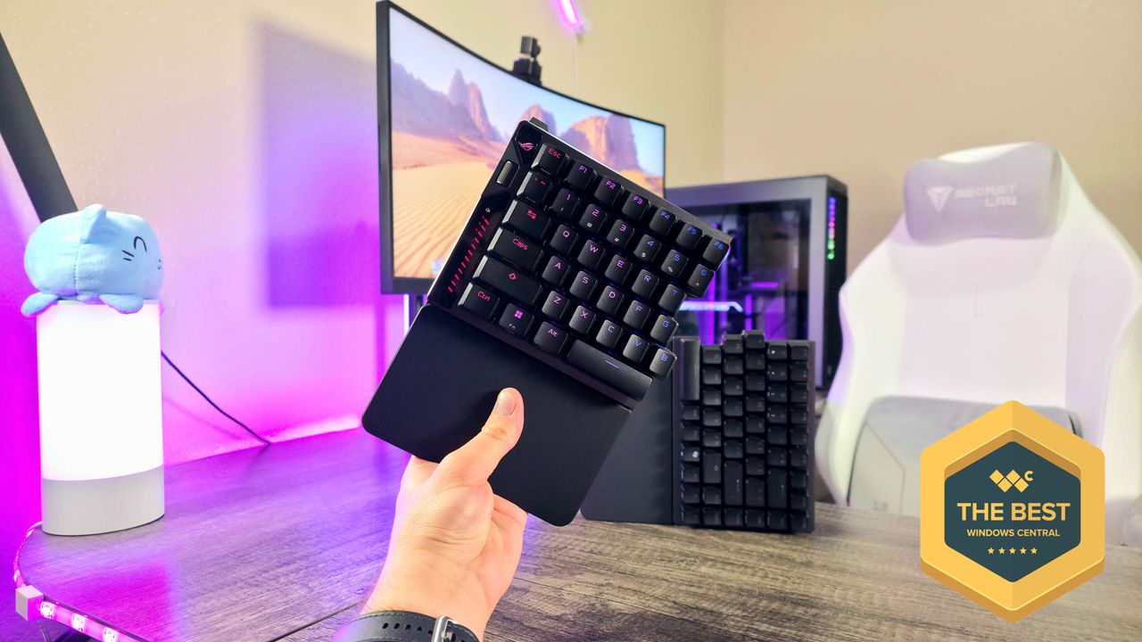 ASUS ROG Falcata: Разделенная пополам клавиатура за 420$ – стоит ли оно того?