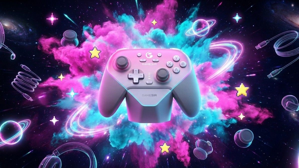 GameSir Super Nova: Розовый геймпад с датчиками Холла — ваш новый любимчик для ПК