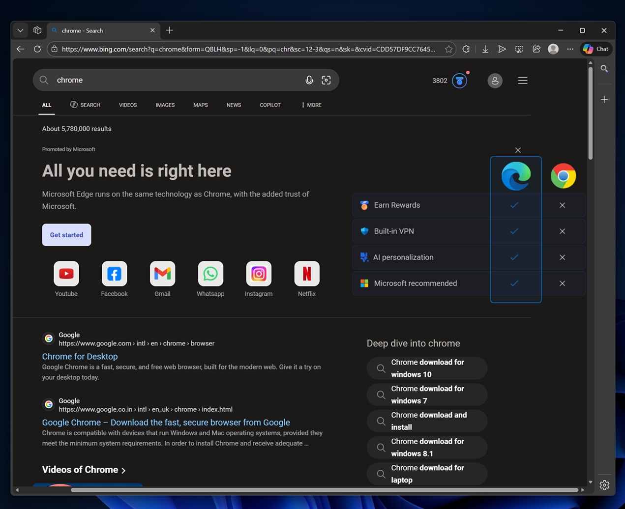 Изображение к статье: Edge против ChatGPT Atlas: Microsoft готовится к обороне? - Edge на MSReview.net