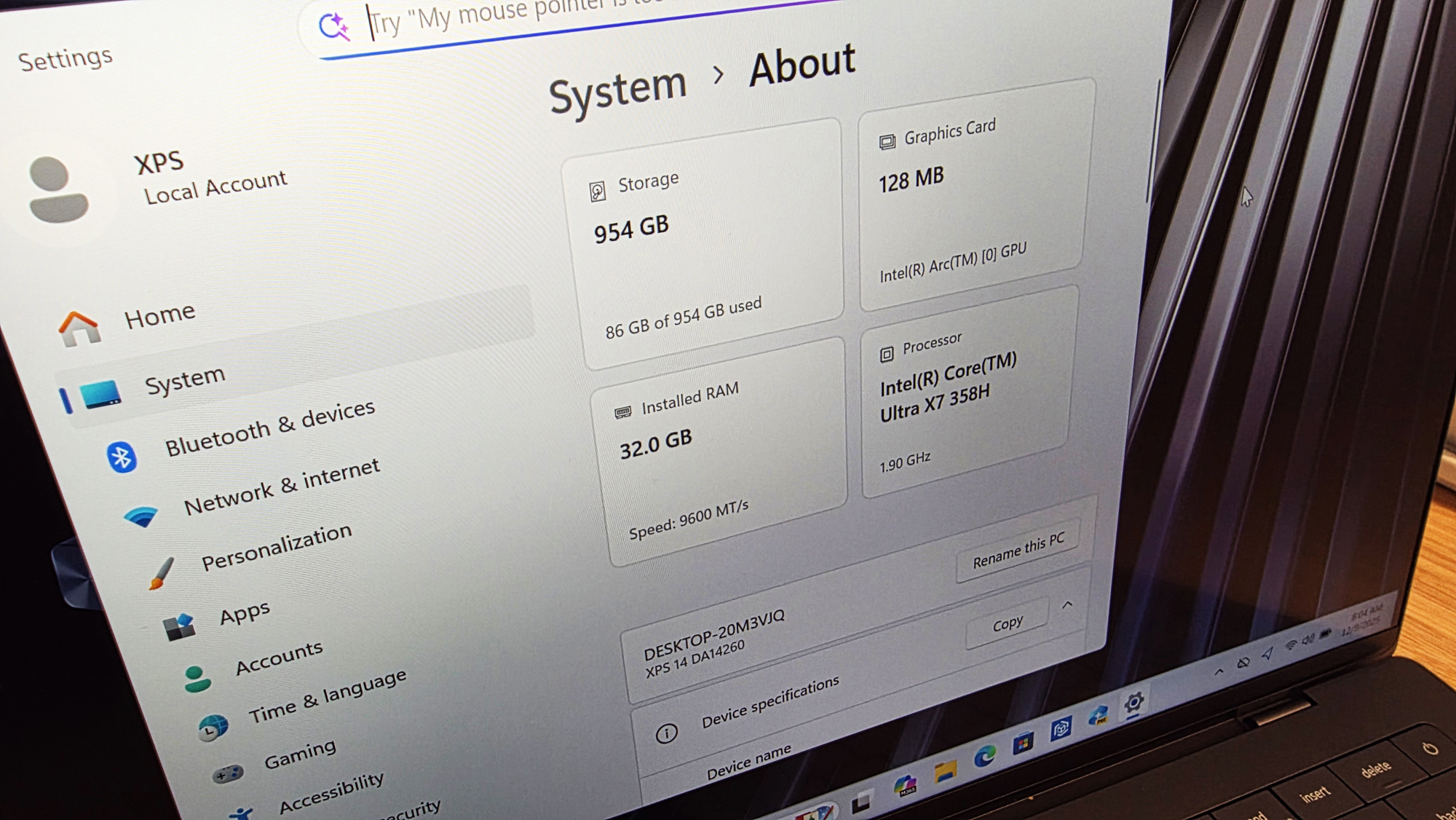Крупным планом новый Dell XPS 14
