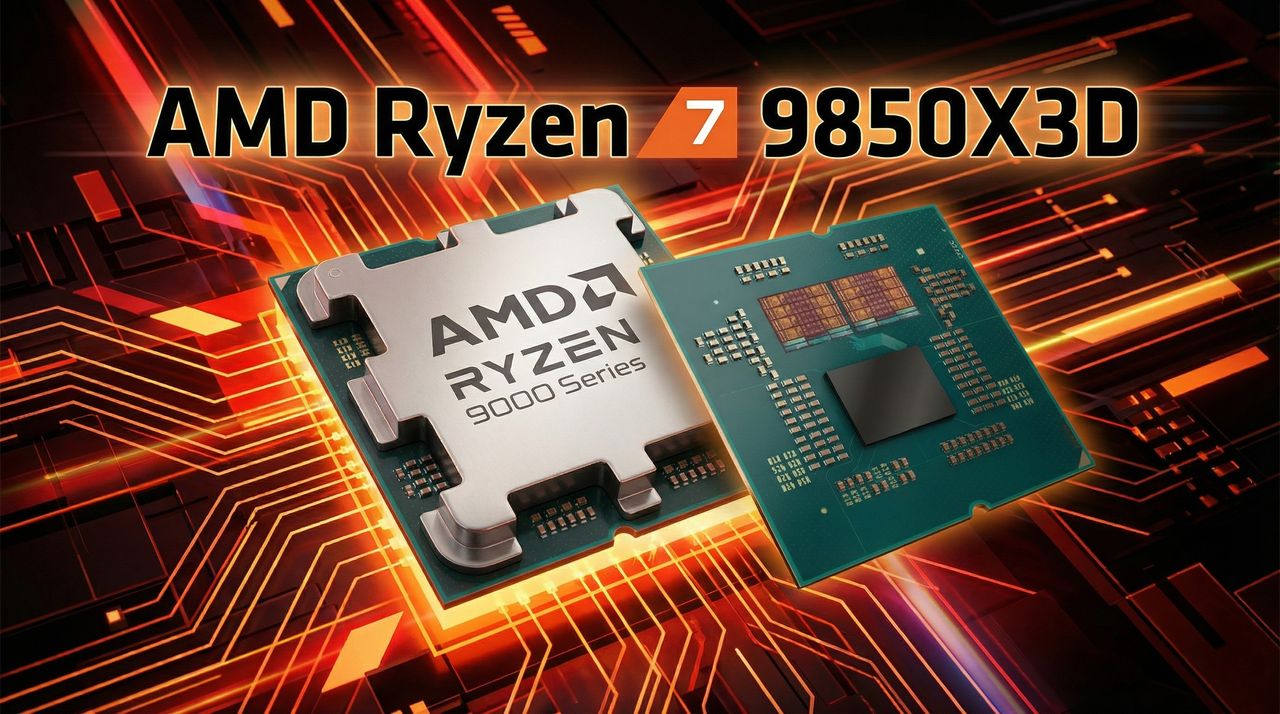 AMD зажигает на CES 2026: Ryzen 7 9850X3D, настольные Ryzen AI и Radeon 8060S