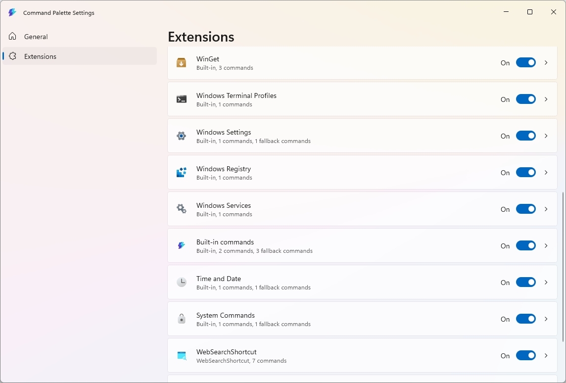 Command Palette extensions (part 2)