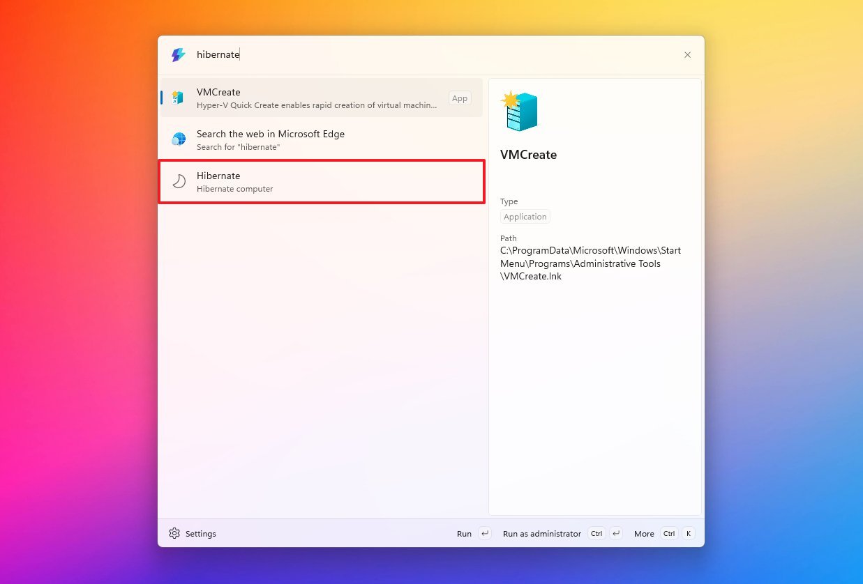 Command Palette system commands