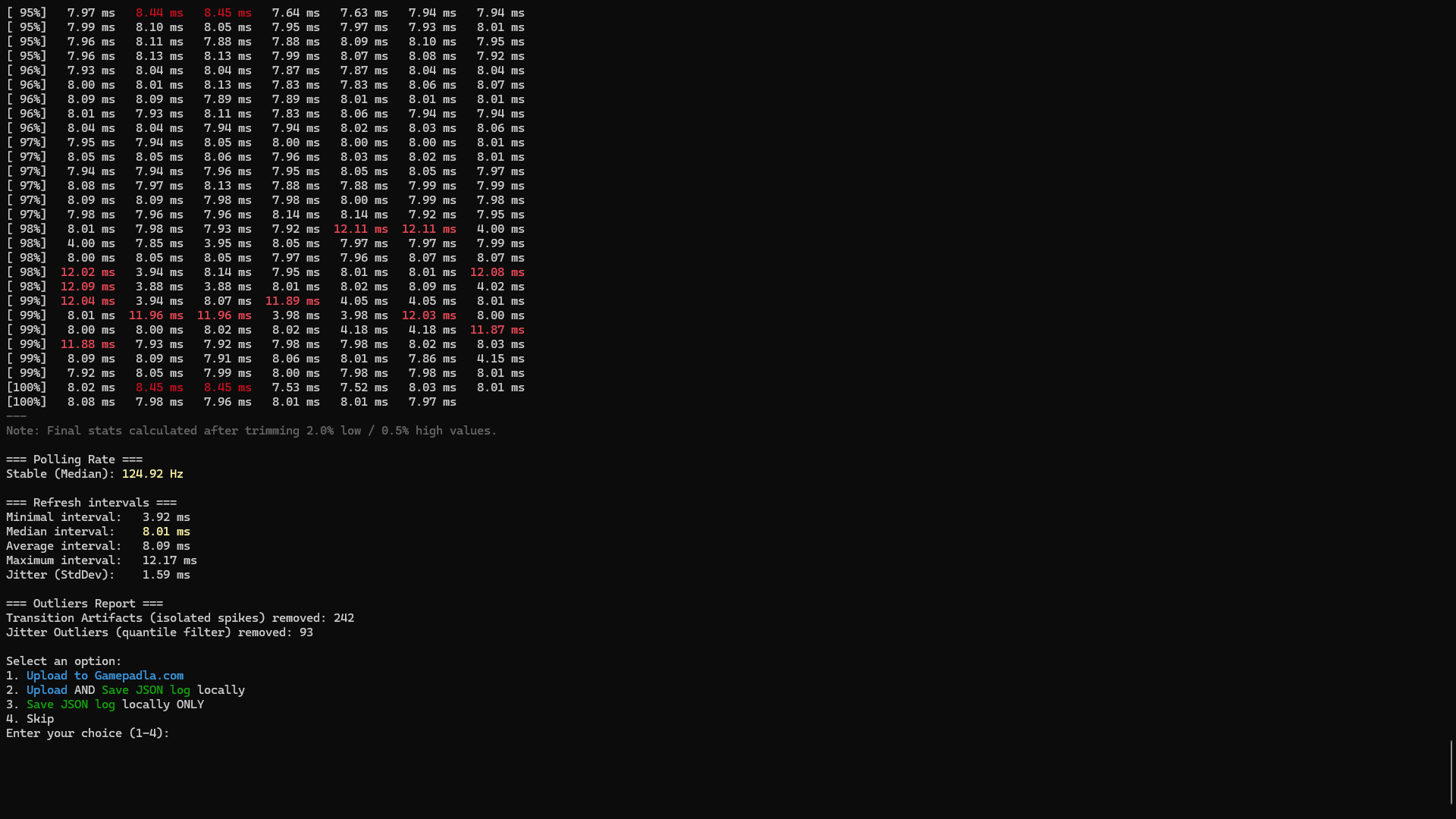 Testing the Turtle Beach Stealth Pivot's polling rates on PC (Wireless)
