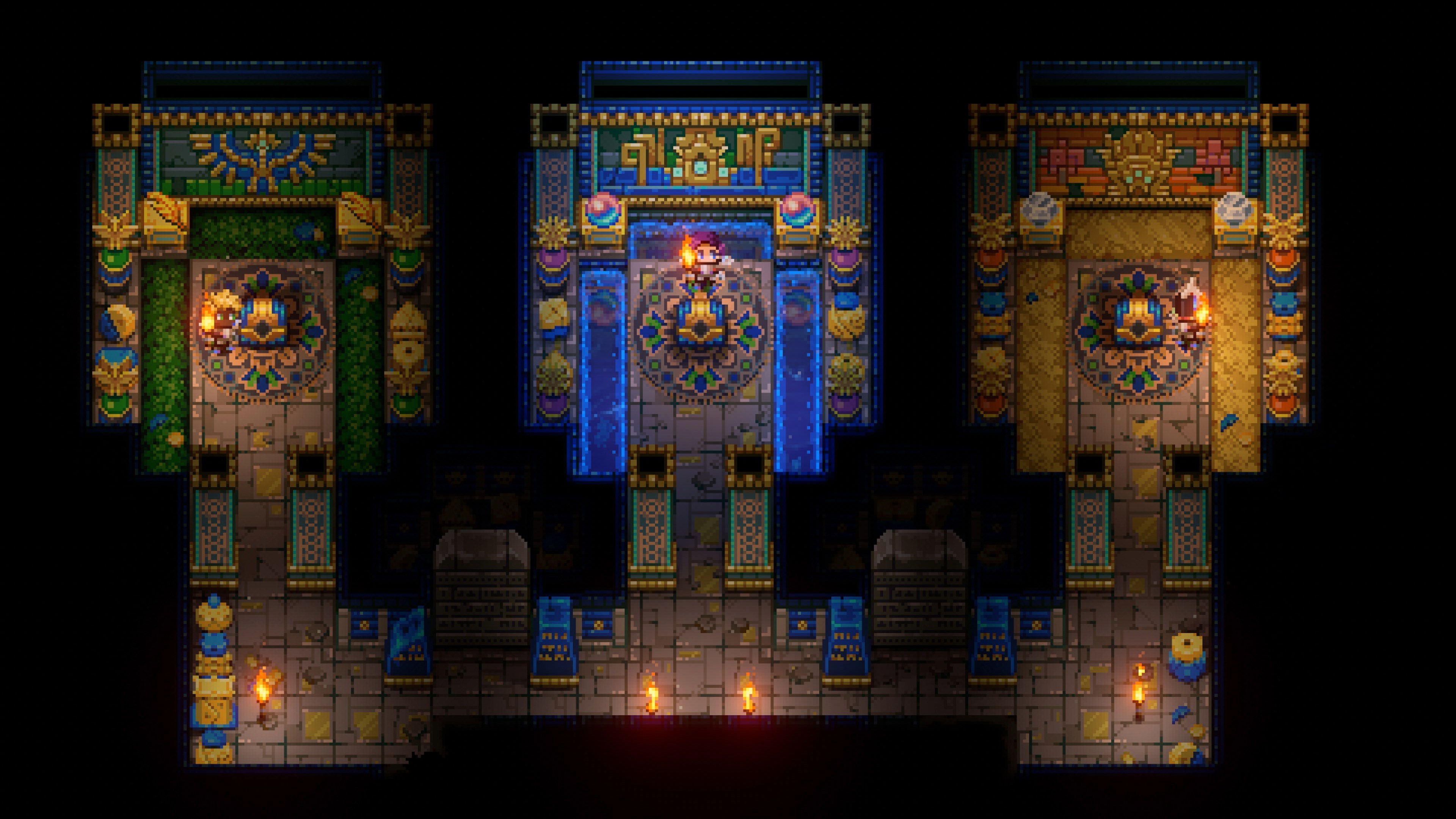 Core Keeper gameplay screenshots.