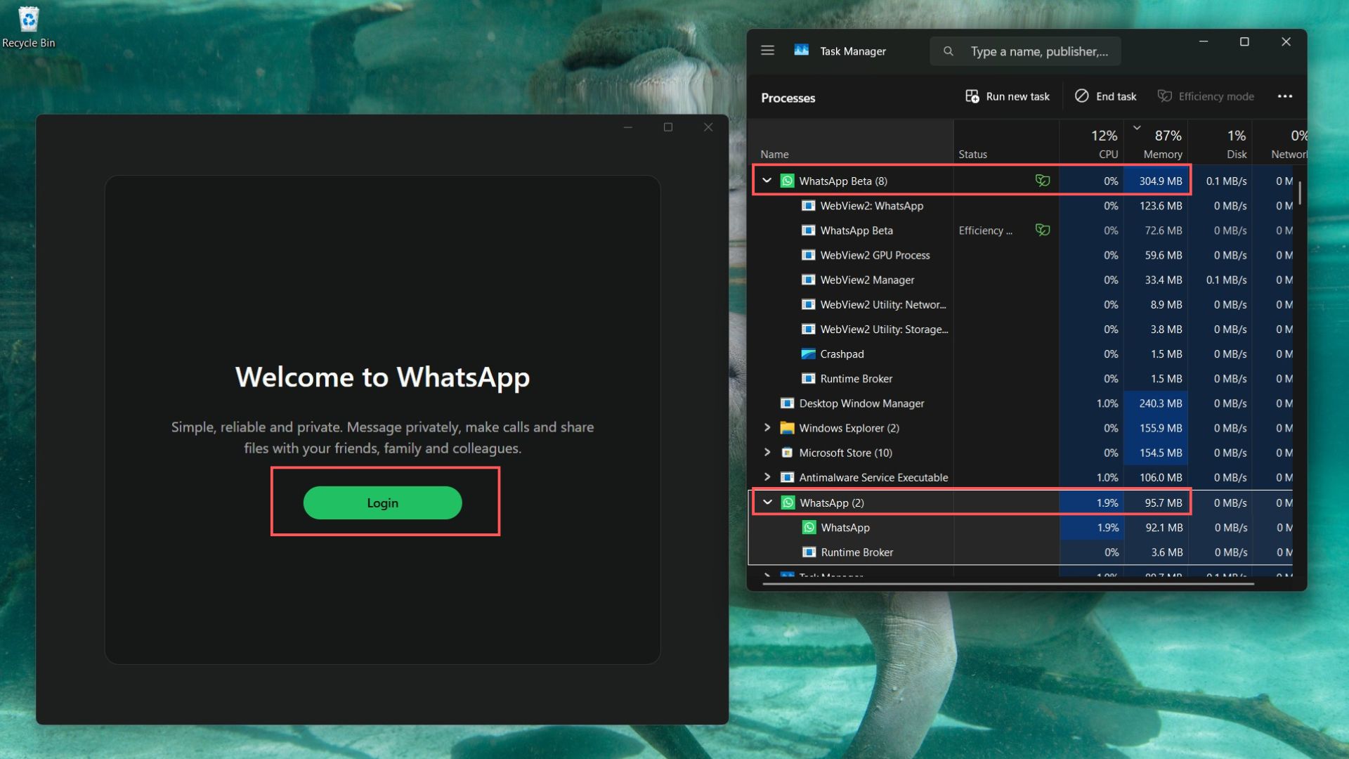 Изображение к статье: WhatsApp на Windows 11 жрет оперативку? Возвращаем старую версию! - Windows 11 на MSReview.net