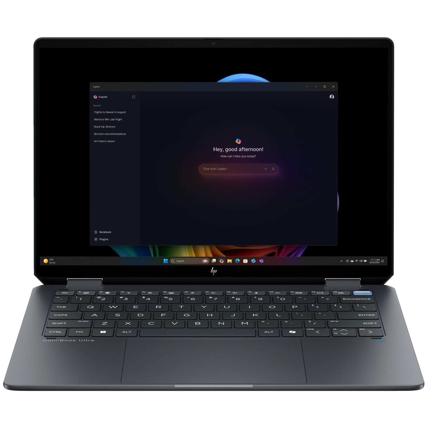 HP OmniBook Ultra Flip 2-in-1 Copilot PC 14" 3K OLED Touch Screen Laptop
