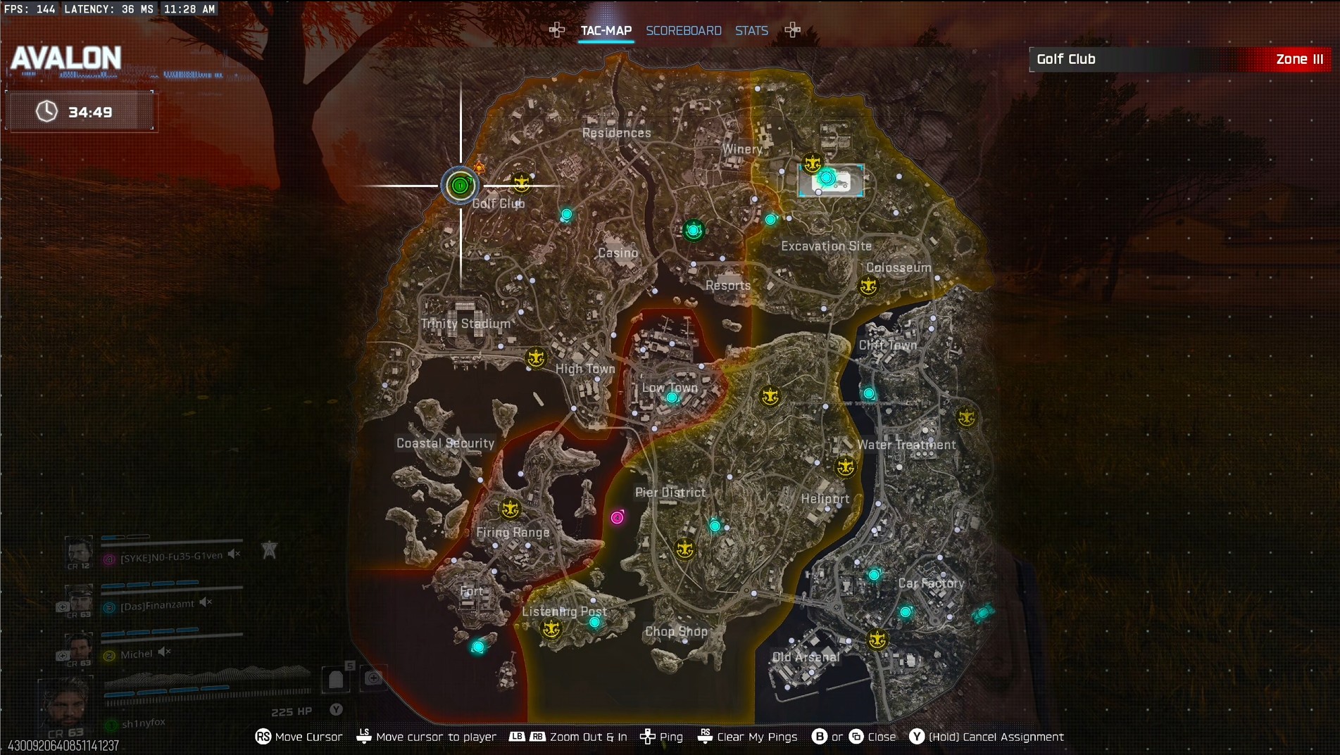 Endgame map location