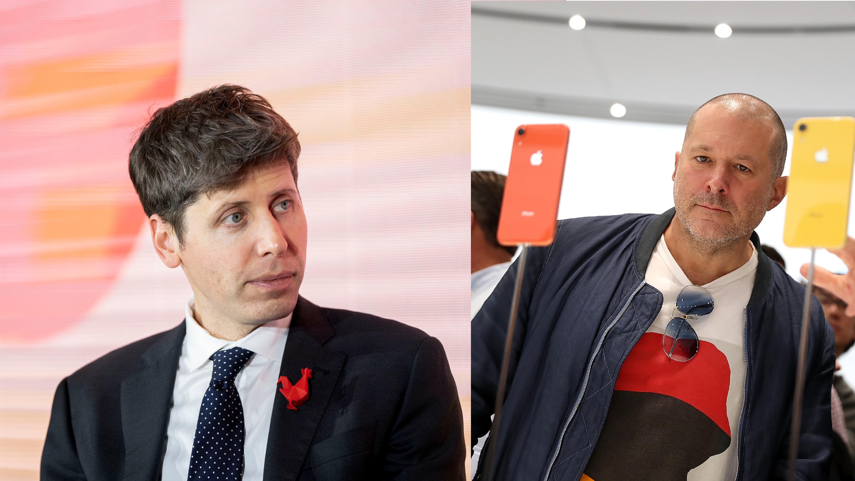 (Sam Altman and Jony Ive)
