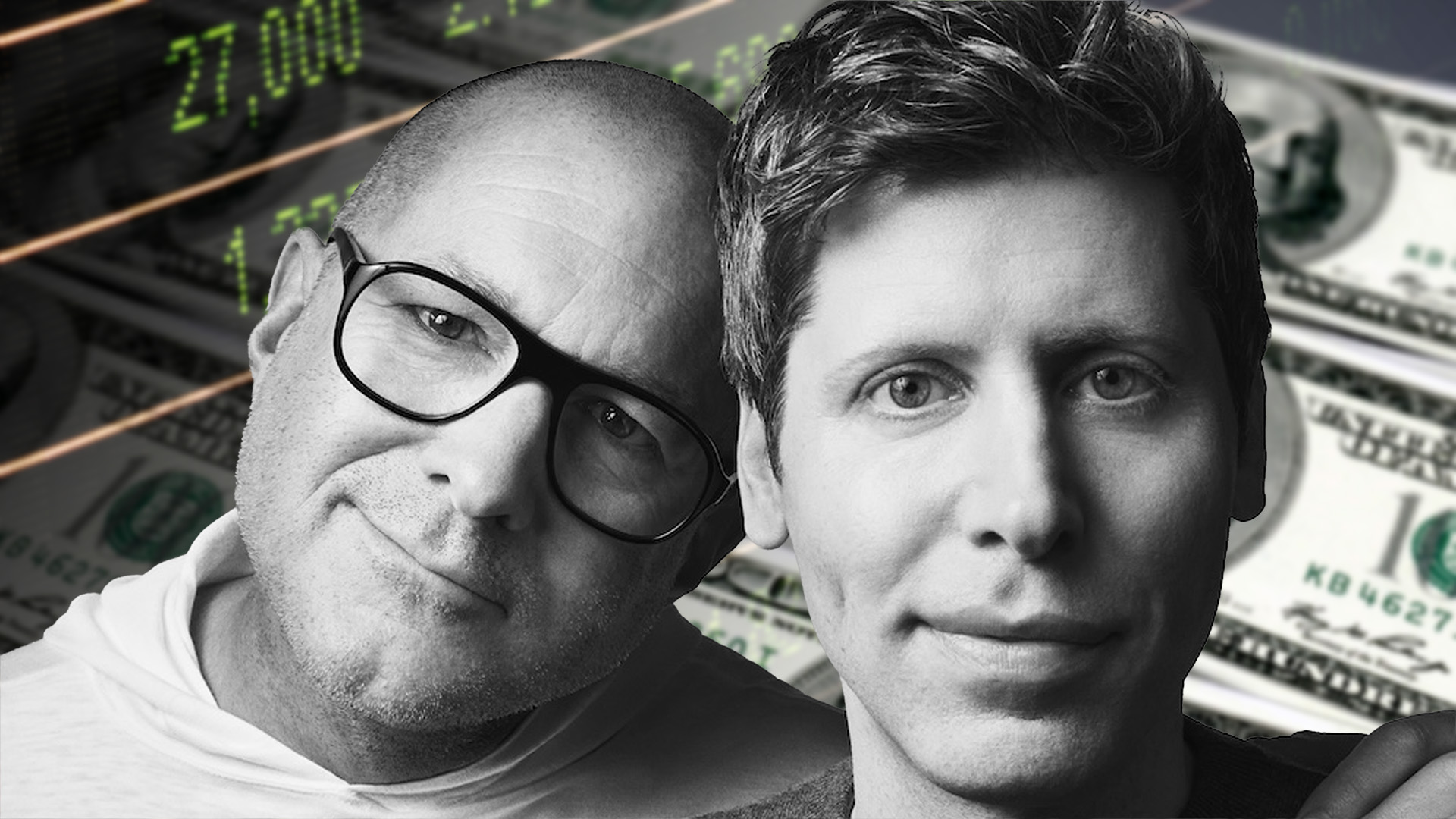 (Jony Ive and Sam Altman)