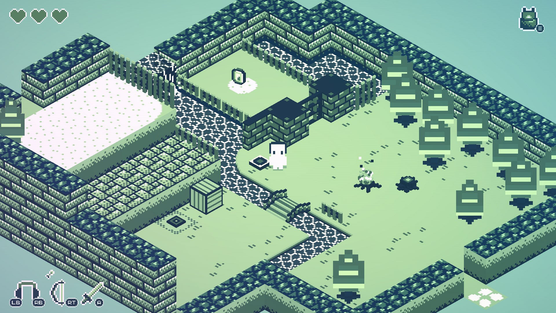 Скриншоты ретро-головоломки Cassette Boy.