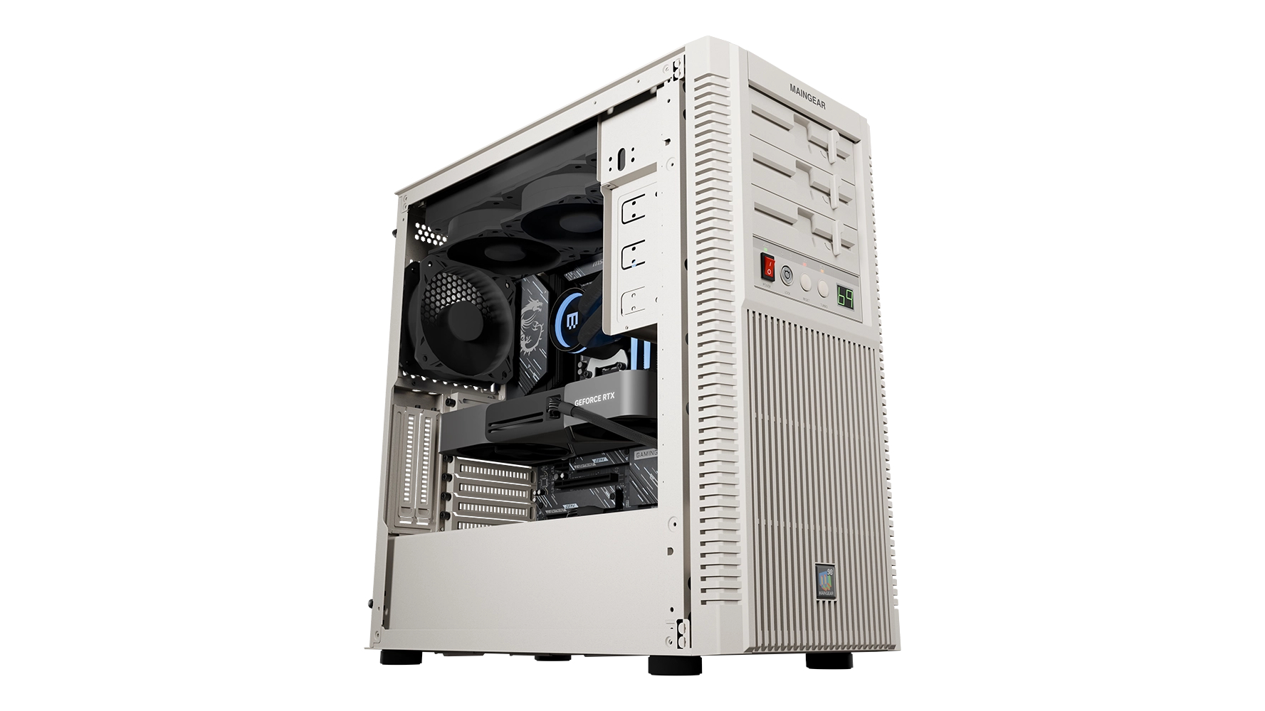 Maingear Retro98, вид сбоку