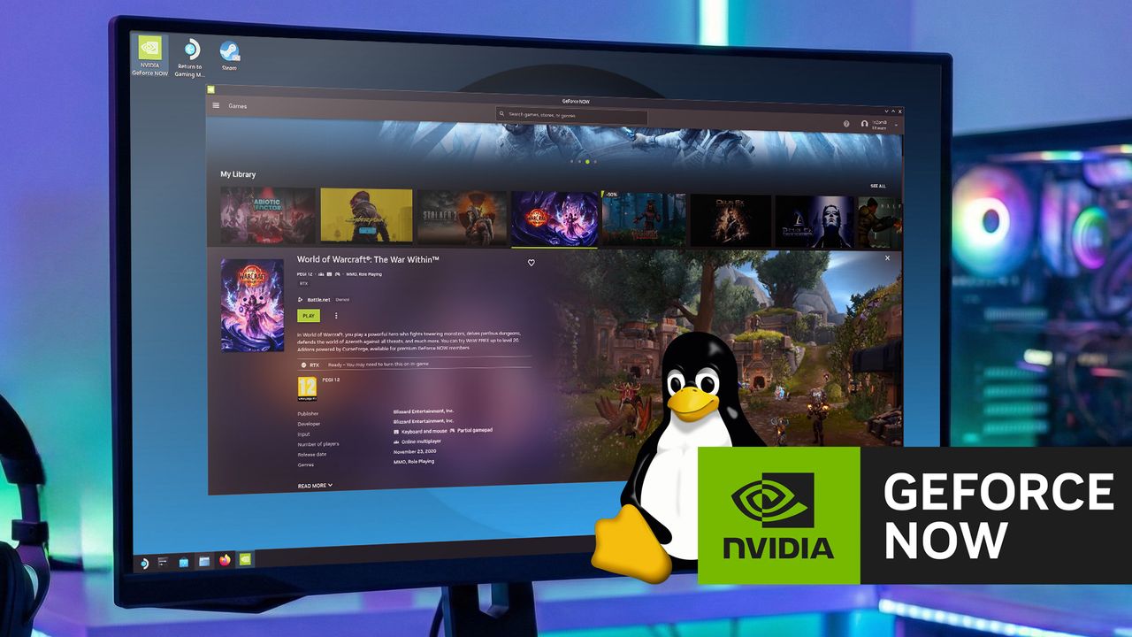 NVIDIA GeForce NOW теперь на Linux: больше игр, лучше графика!
