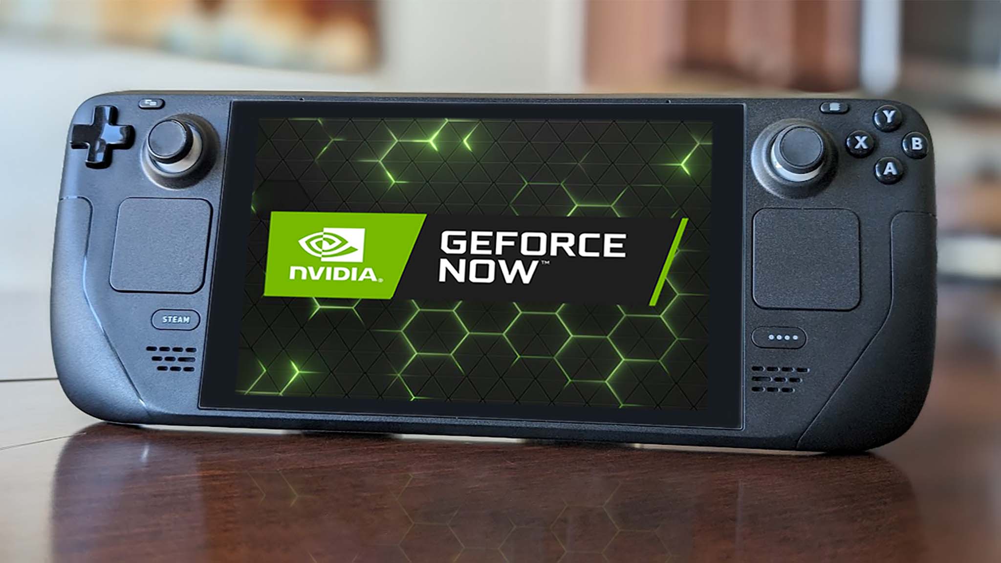 NVIDIA GeForce NOW running on Steam Deck