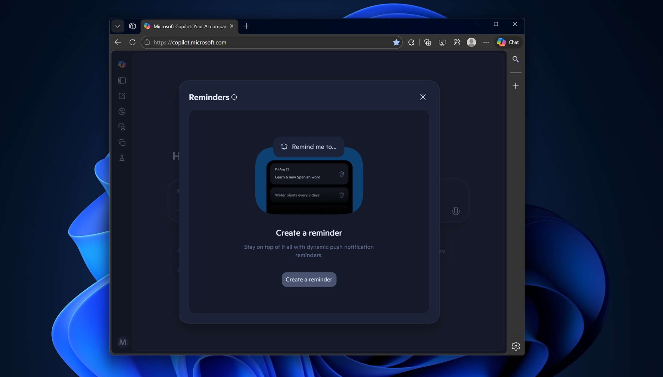 Microsoft Copilot обзавелся напоминаниями и не только!