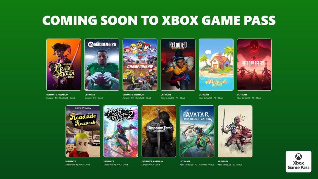 ⚡️ Microsoft раскрыла первые игры для Xbox Game Pass в феврале 2026! Готовьтесь к RPG и пиратским приключениям! 🏴‍☠️