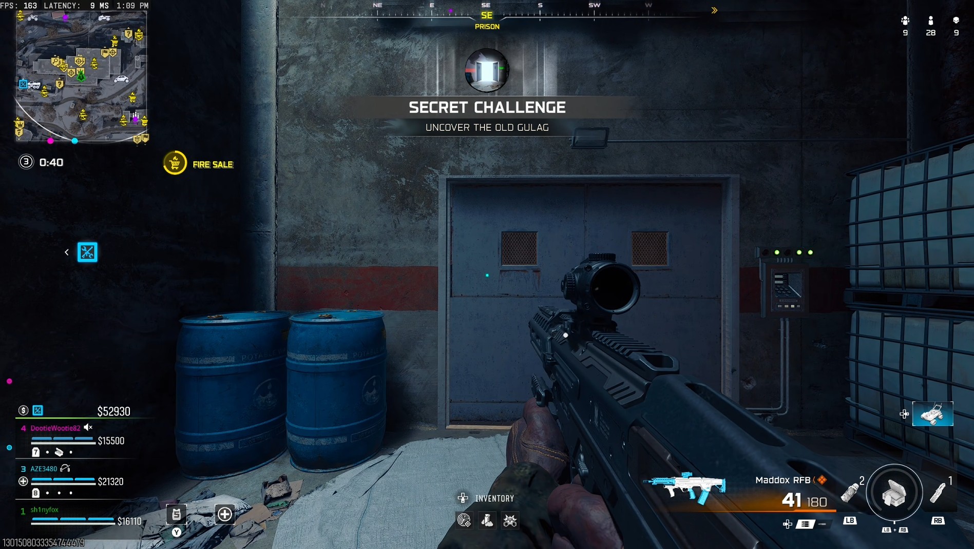 Переключатели нужно активировать в правильном порядке