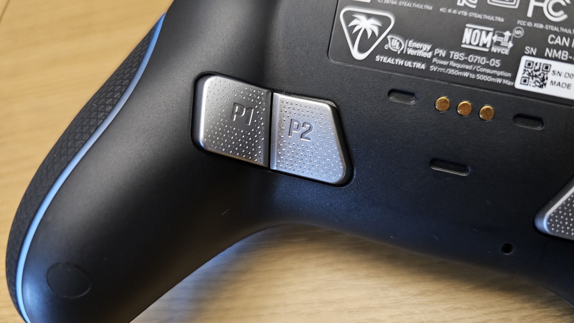 The Turtle Beach Stealth Ultra includes four extra back buttons.