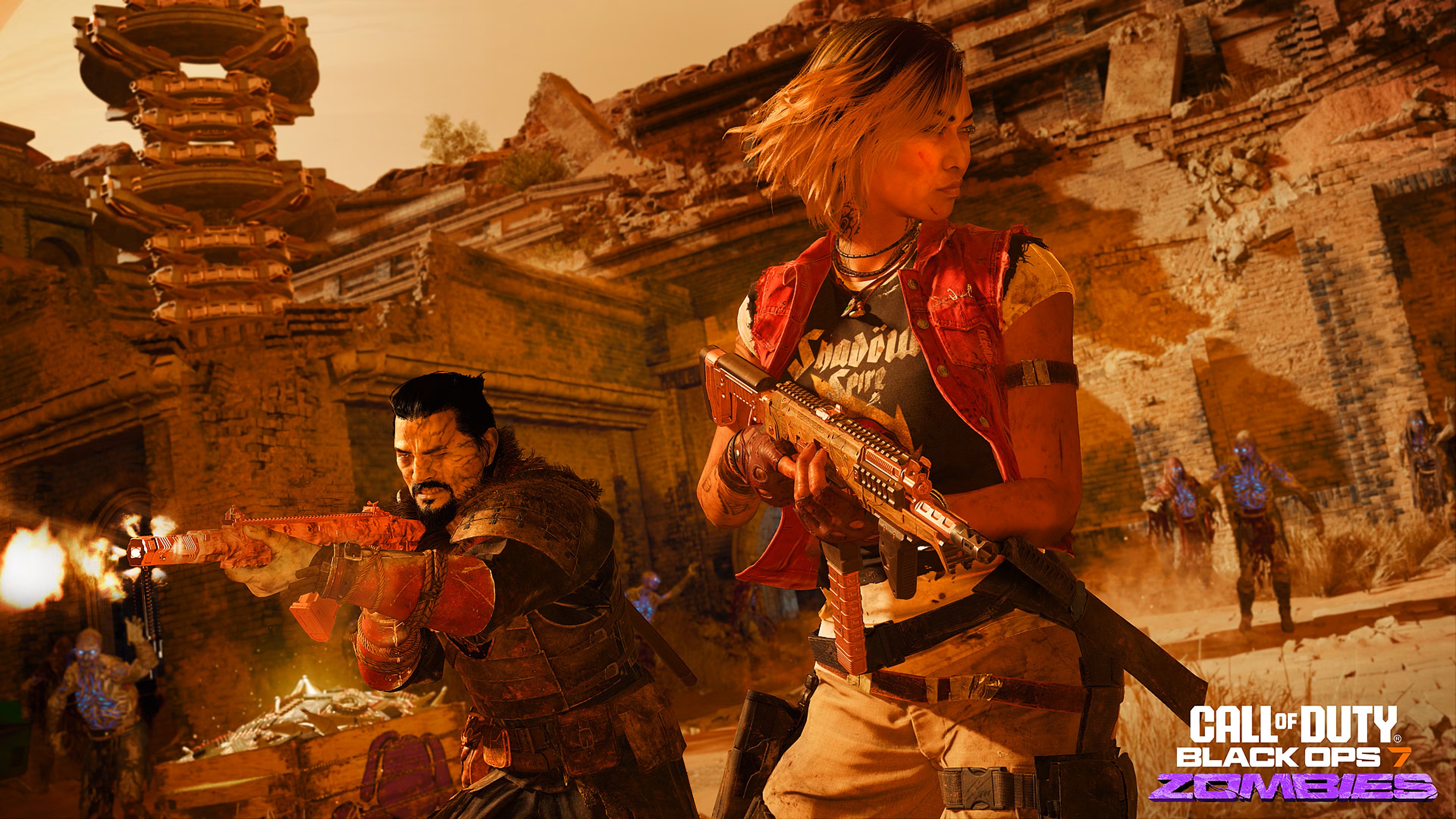 Карта Mars Survival в Call of Duty: Black Ops 7 Zombies.