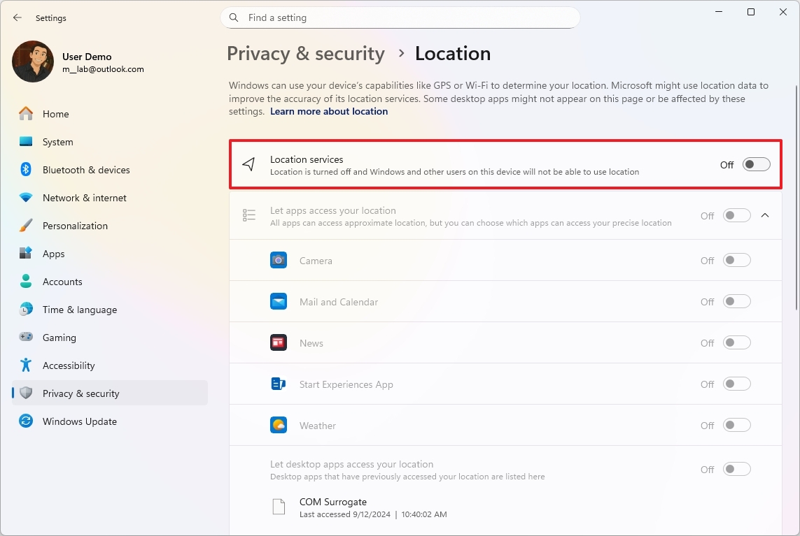 Службы геолокации