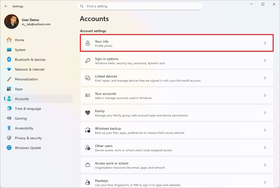 Ваши данные