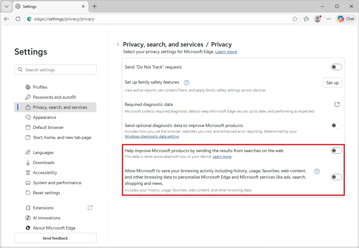 Edge телеметрия