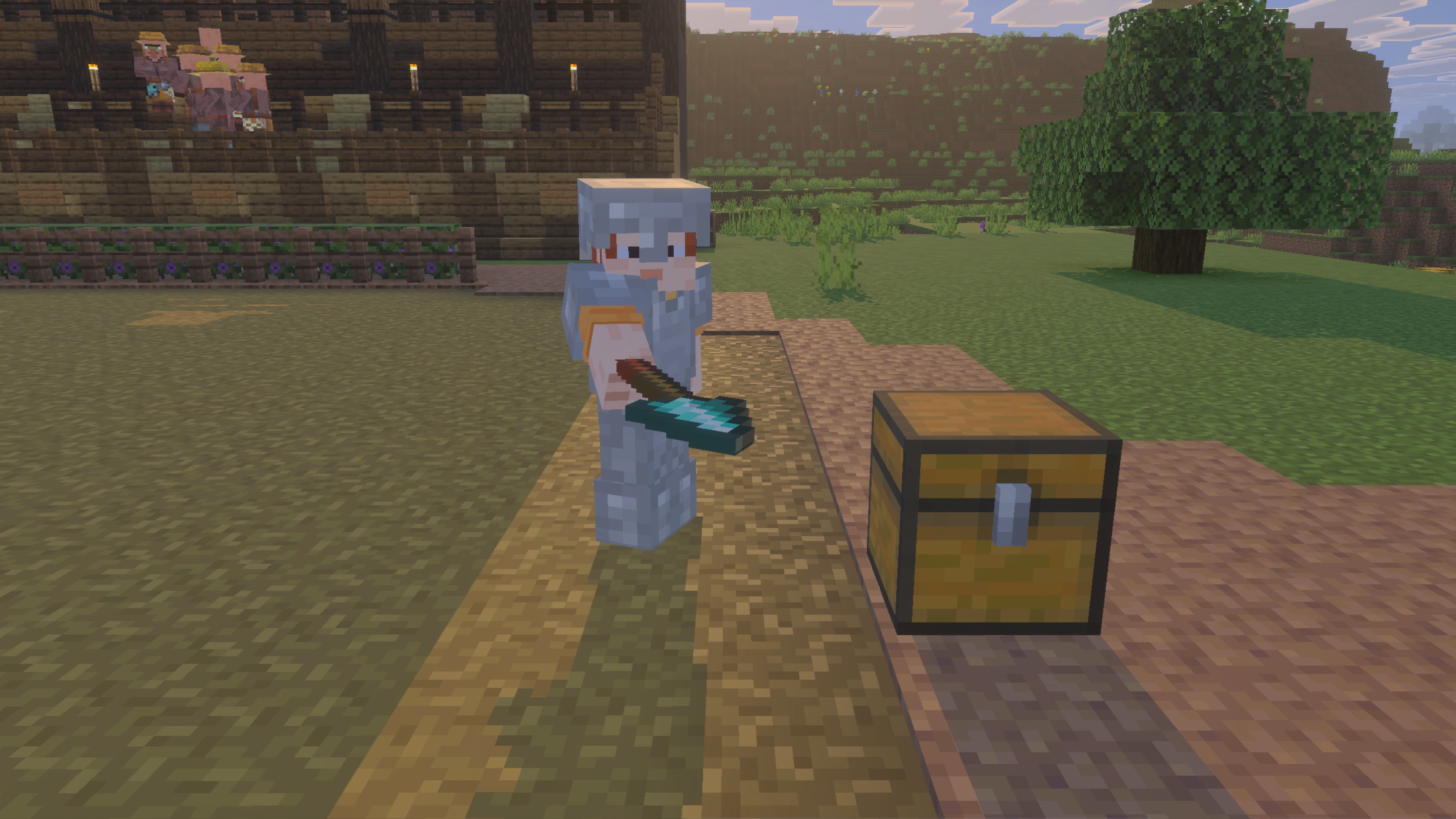 Screenshot of Minecraft "Mounts of Mayhem" from Minecraft Live (Sept. 2025).